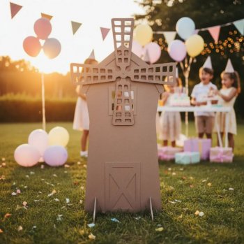 Painel Moinho 1.20 cm  medio celeiro painel decoracao festa