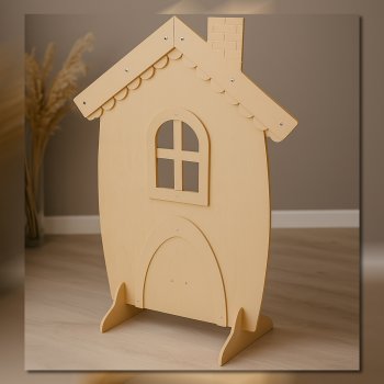  Painel casinha 1.20 cm altura decoração festa cenario fotos smash mdf